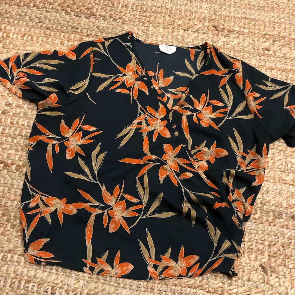 Sienna sky blouse
